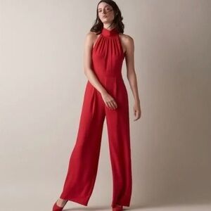 Jason Wu Red Halter Jumpsuit